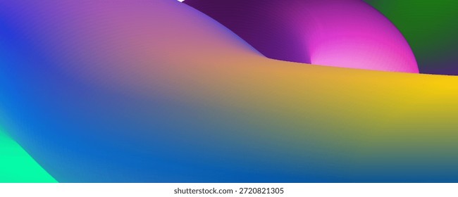 Abstract Colorful Gradient Flow Illustration for Creative Design
