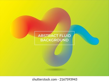 abstract colorful gradient fluid background