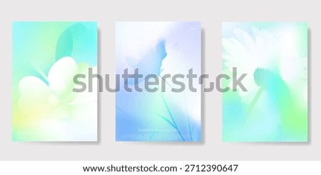 Abstract colorful gradient fruit card background set. Minimalist poster with lemon. Modern summer and spring wallpaper design for drink menu, promotion, beverages, ads.