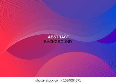 Abstract colorful gradient geometric background