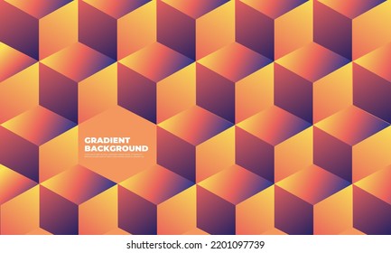 Abstrakter bunter geometrischer Farbverlauf-Hintergrund. Modernes Hintergrunddesign für Präsentationsdesign. Website, Basis für Banner, Wallpaper, Broschüre, Poster.
