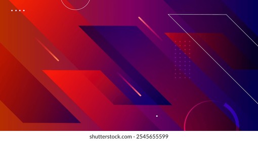 Abstract colorful gradient geometric background featuring dynamic shapes composition, perfect for modern designs, posters, banners, and digital projects.
