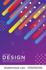 Abstract colorful Gradient Geometric Shape background for cover and Wallpaper. modern geometric Vector Design