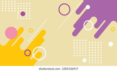 Abstract colorful gradient geometric shape background. Modern circle futuristic background. 