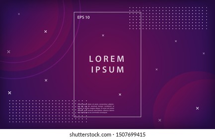 Abstract colorful gradient geometric shapes background. Modern vector design template.