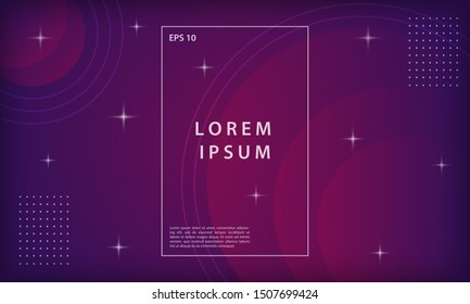 Abstract colorful gradient geometric shapes background. Modern vector design template.