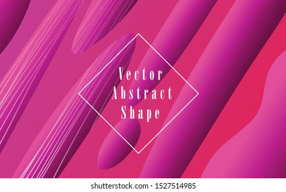 Abstract colorful gradient geometric shapes background. Modern vector design template.