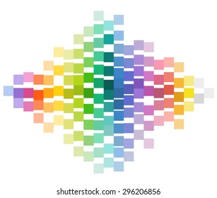 Abstract colorful gradient indicator. Abstrsct vector background