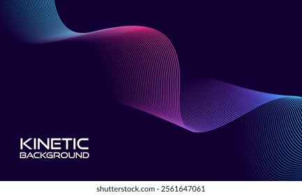 Abstract Colorful Gradient Kinetic Background. Design Concept for Background,Wallpaper and Social Media Post