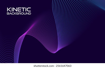 Abstract Colorful Gradient Kinetic Background. Design Concept for Background,Wallpaper and Social Media Post