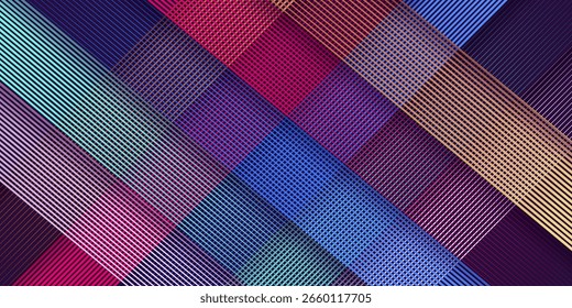 abstract colorful gradient line background design