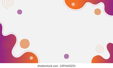 Abstract colorful gradient liquid background design