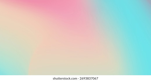 Abstract colorful gradient liquid mesh presentation background. Red, cyan, cream color combination. Modern design. Vector illustration.