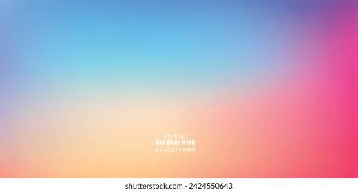 Abstract Colorful Gradient Mesh Background vector EPS10