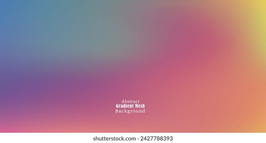Abstract Colorful Gradient Mesh Background vector EPS10