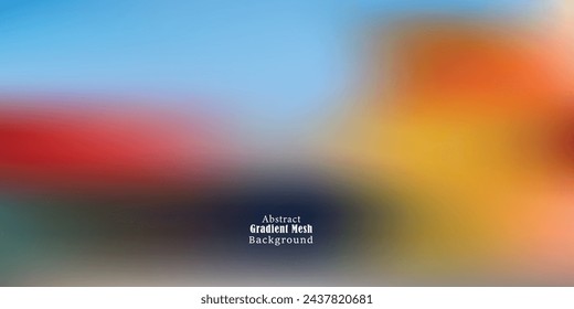 Abstract Colorful Gradient Mesh Background vector EPS10