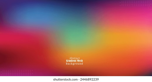 Abstract Colorful Gradient Mesh Background vector EPS10