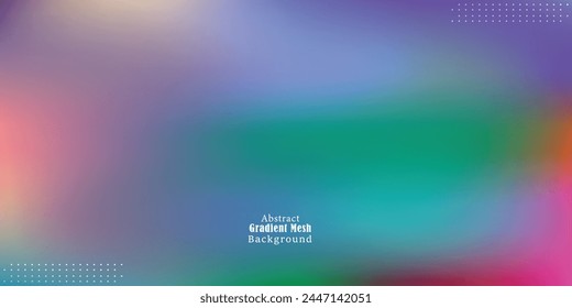 Abstract Colorful Gradient Mesh Background vector EPS10