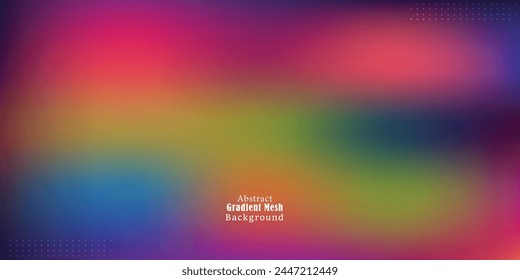 Abstract Colorful Gradient Mesh Background vector EPS10
