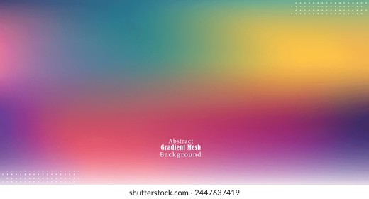 Abstract Colorful Gradient Mesh Background vector EPS10