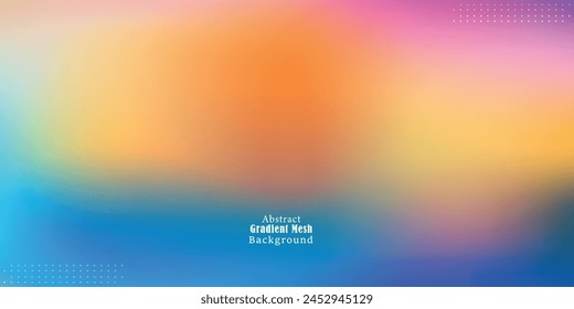Abstract Colorful Gradient Mesh Background vector EPS10