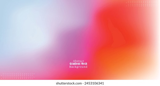 Abstract Colorful Gradient Mesh Background vector EPS10