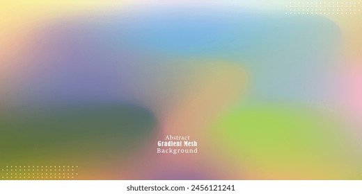 Abstract Colorful Gradient Mesh Background vector EPS10