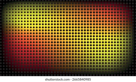 Fundo de malha de gradiente colorido abstrato com padrão de meio-tom. Fundo moderno para tecnologia e design de apresentação de conceito digital. Malha pontilhada futurista abstrata com efeito gradiente.