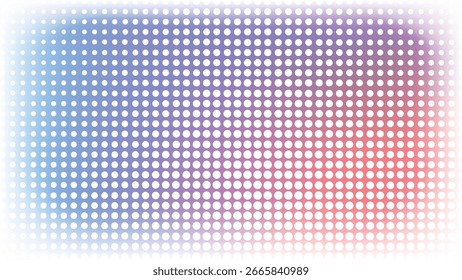 Abstractas fondo de malla de degradado de colores con patrón de semitono. Fondo moderno para tecnología y diseño de presentación de concepto digital. Abstractas malla punteada futurista con efecto degradado.