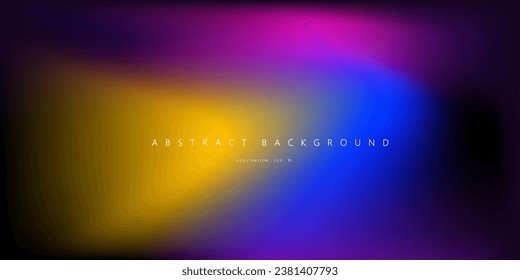 Abstract Colorful gradient modern background for template, poster, flyer design. Vector illustration	