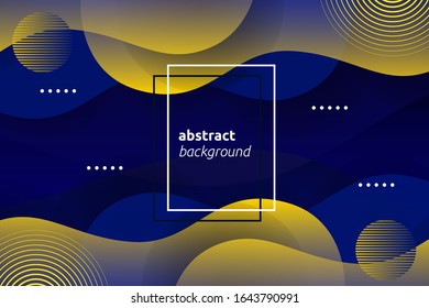 Abstract colorful gradient modern dark yellow geometric background
