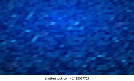 Abstract colorful gradient mosaic background in blue colors