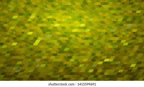 Abstract colorful gradient mosaic background in yellow colors