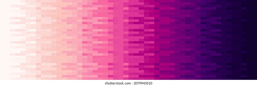 Abstract colorful gradient mosaic banner background. Vector illustration.