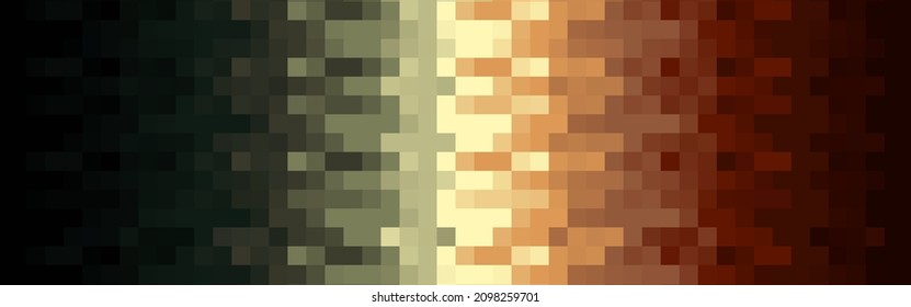 Abstract colorful gradient mosaic banner background. Vector illustration.