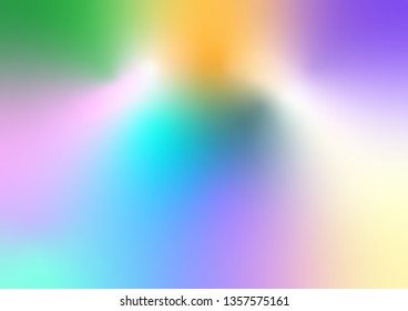 Abstract colorful gradient or multicolor toned background of holographic vector, ideas graphic design for web or banner