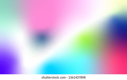 Abstract colorful gradient or multicolor toned background of holographic vector, ideas graphic design for web or banner