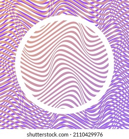 ABSTRACT COLORFUL GRADIENT PRINT WAVY LINE PATTERN BACKGROUND. COVER DESIGN 