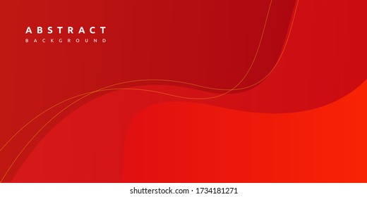 abstract colorful gradient red curve background