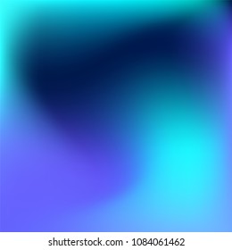 Abstract colorful gradient. Soft violet blue gradient. Blurred abstract background. Multicolor blurry blend. Holographic illustration. Smooth texture. Beautiful light vector. Holographic soft mesh.