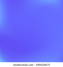 Abstract colorful gradient. Soft violet blue gradient. Blurred abstract background. Multicolor blurry blend. Holographic illustration. Smooth texture. Beautiful light vector. Holographic soft mesh.