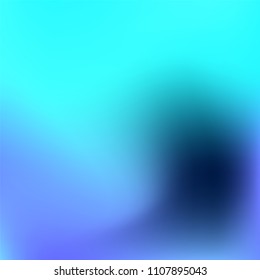 Abstract colorful gradient. Soft violet blue gradient. Blurred abstract background. Multicolor blurry blend. Holographic illustration. Smooth texture. Beautiful light vector. Holographic soft mesh.