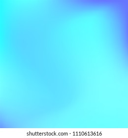 Abstract colorful gradient. Soft violet blue gradient. Blurred abstract background. Multicolor blurry blend. Holographic illustration. Smooth texture. Beautiful light vector. Holographic soft mesh.
