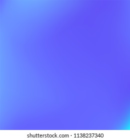 Abstract colorful gradient. Soft violet blue gradient. Blurred abstract background. Multicolor blurry blend. Holographic illustration. Smooth texture. Beautiful light vector. Holographic soft mesh.