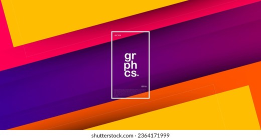 Abstract colorful gradient square background. Overlap square pattern  geometric design. Modern papercut futuristic background illustration. Eps10 vector