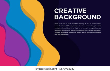 Abstract Colorful Gradient Style Modern Background suitable for banner background etc.