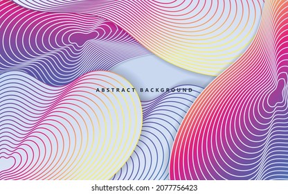Resumen de fondo de textura de gradiente colorido. Composición multicolor con formas de papel diseño de elementos gráficos vectoriales que se puede usar para promoción de banners, fondo de pantalla.
