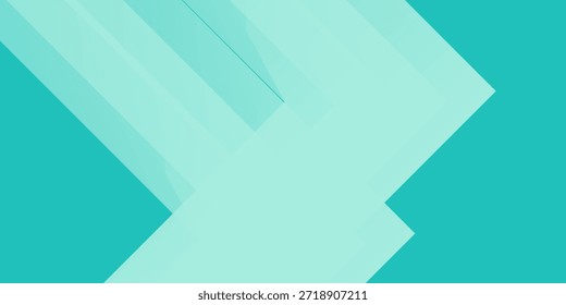 Abstractas fondo verde turquesa degradado de colores. Fondo de patrón de Formas triangulares de superposición simple. Vector Eps10