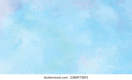 abstract colorful gradient watercolor background with brush stroke and ink splashes. Grungy colorful background. Colorful watercolor background puffy blots texture vector illustration.
