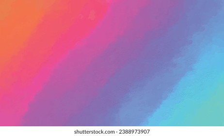 abstract colorful gradient watercolor background with brush stroke and ink splashes. Grungy colorful background. Colorful watercolor background puffy blots texture vector illustration.